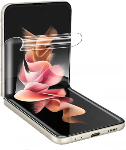 High Sensitivity Hydrogel Screen Protector for Samsung Galaxy Z Flip 6 / Z Flip 7 FE, 2 Pieces Upgraded Transparent Soft TPU Protective Film - color: Galaxy Z Flip 6 / Z Flip 7 FE