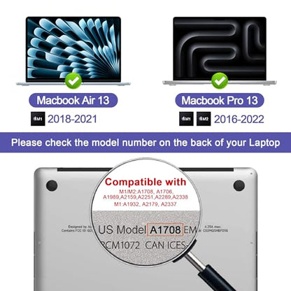 360° Privacy Screen Protector Compatible for MacBook Air 13''(2018-2021,M1) - color: MacBook Pro 13 Inch (2016-2022, M1,M2)