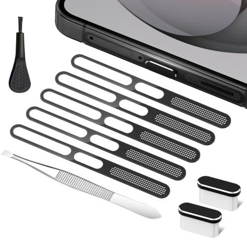 5 Pack Speaker Protector for Samsung Galaxy S26 Ultra, USB C Dust Plug