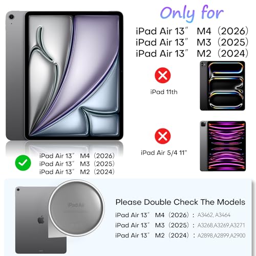 OMOTON PAPERSENSE 2 Pack Paper Screen Protector for Air 13" M4-M2 2026-2024 - size: iPad Air 13'' 2025/2024