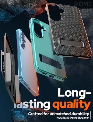 Designed for Samsung Galaxy S26 Plus Case with Belt Clip Holster | Rugged Cover with Strong Magnet & Kickstand Heavy Duty Combo - Black & Green - color: Black & Green