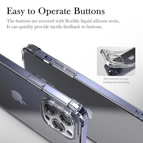 IAIYOXI Clear Case for iPhone 11 Pro - Crystal Clear Military Grade Drop Protection, Non-Yellowing Armor, Shockproof Protective Cover, Compatible with iPhone 11 Pro (iPhone 11 Pro) - size: iPhone 11 Pro