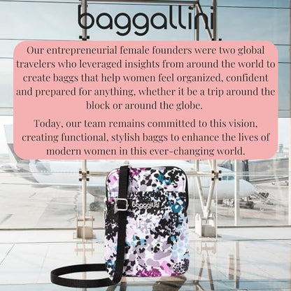 Baggallini RFID Bryant Pouch - color: Abstract Cheetah