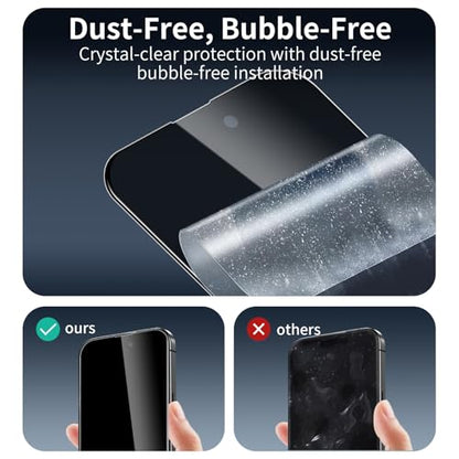 3 Pack Privacy Screen Protector for iPhone 11/ iPhone Xr 9H Hardness Double Shatterproof Anti-Spy Tempered Glass Film, Easy Installation, Case-Friendly - size: iPhone 11/ iPhone Xr