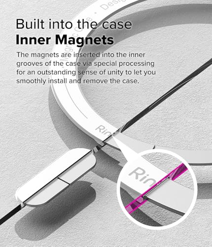 Ringke for Samsung Galaxy S25 Ultra Case [Fusion Magnetic Matte Clear] | Compatible with MagSafe, Oil & Dirt Resistant, Anti-Fingerprint Technology Prevents Oily Smudges, Feels Velvety Soft - size: Galaxy S25 Ultra