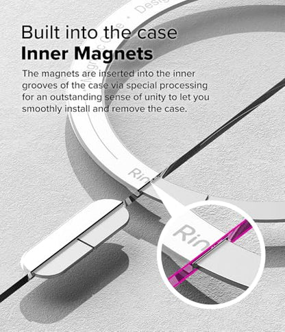 Ringke for Samsung Galaxy S25 Ultra Case [Fusion Magnetic Matte Clear] | Compatible with MagSafe, Oil & Dirt Resistant, Anti-Fingerprint Technology Prevents Oily Smudges, Feels Velvety Soft - size: Galaxy S25 Ultra
