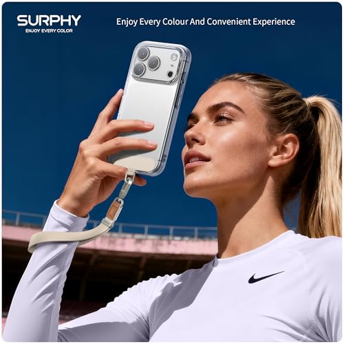 SURPHY Phone Wrist Strap, Keychain Wristlet, Wrist Lanyard with Tether Tab - color: Stone
