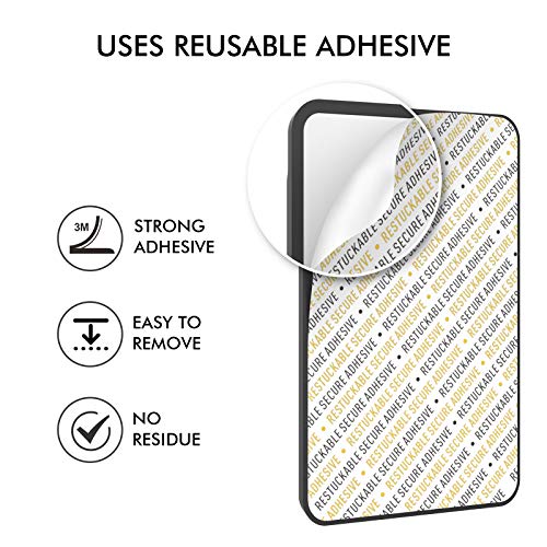 AHASTYLE Card Holder for Back of All iPhone Series A- Black - color: A- Black