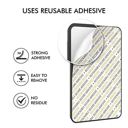 AHASTYLE Card Holder for Back of All iPhone Series A- Black - color: A- Black