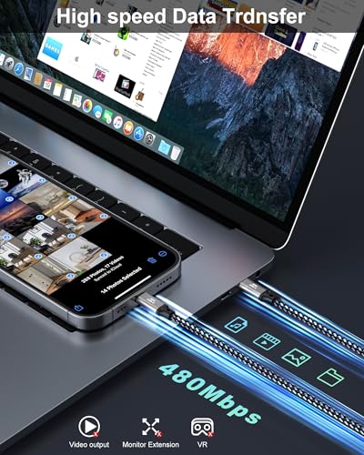 3FT USB C Cable 60W, USB C to USB C Cable - size: 3FT