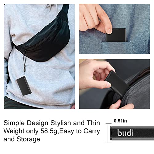 BUDI Pop-up Design Memory Card Case Crush & Shockproof Memory Card Wallet for Micro SD SDXC SDHC TF Cards and 6 SD Cards/Micro SDHC/Micro SDXC TF Card Holder Organizer,Case Storage (mini case) - size: mini case