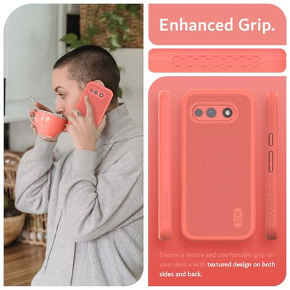 TUDIA for Google Pixel 10a Case (2026) - [MergeGrip] Dual Layer Heavy Duty Slim [Military Grade Drop Tested] Shockproof Protective Pixel 10A Phone Cases - Berry - color: Berry, size: Pixel 10a Standard