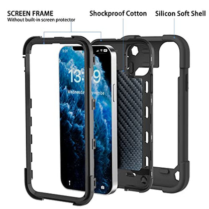 MARKILL Compatible with iPhone 11 Case 6.1 Inch with 360°Rotate Ring Stand, Military Grade Drop Protection Full Body Rugged Heavy Duty Case 3 in 1 Protective Cover Black - color: Black, size: iPhone 11 6.1"