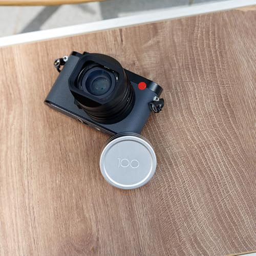 Q3 43 Metal Lens Cap Protector for Leica Q3 43 Q Q-P Camera Accessories - color: Silver