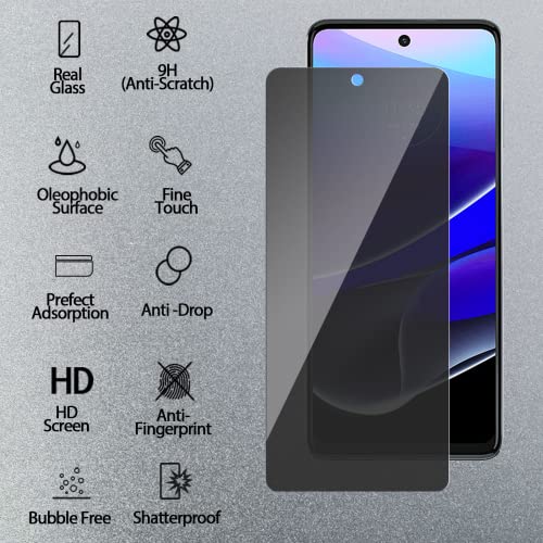 2 Pack Privacy Screen Protector for Motorola Moto G Stylus 5G 2022 - color: [Privacy]-Moto G Stylus 5G 2022
