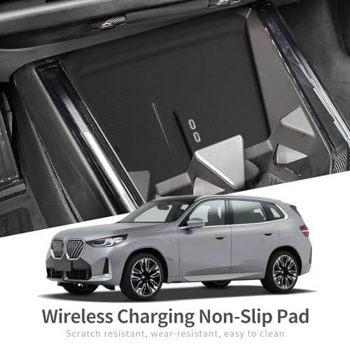 smabee Center Console Wireless Charging Protective Mat for BMW X3 2025 2026 - size: Wireless Charging Protective Mat