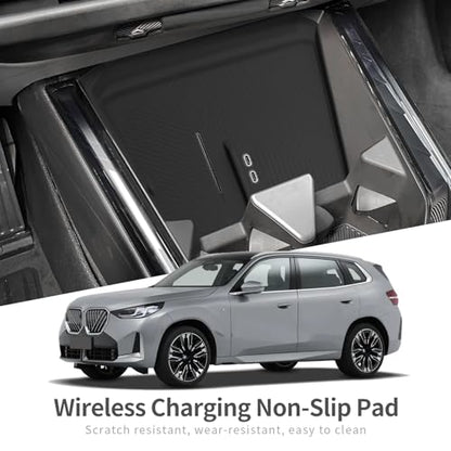smabee Center Console Wireless Charging Protective Mat for BMW X3 2025 2026 - size: Wireless Charging Protective Mat