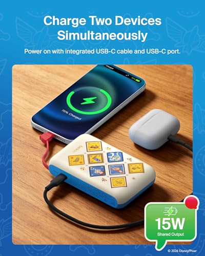 Belkin Disney Toy Story 5 10000mAh 20W USB C Power Bank, Portable Charger - color: Toy Story, style: 10K mAh