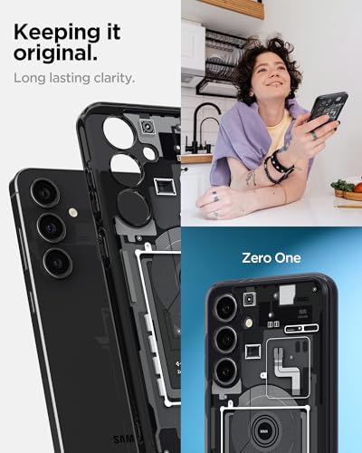 Spigen for Galaxy S24 FE Case, Ultra Hybrid [No Magnet Ring] [Anti-Yellowing] - Zero One - color: Zero One, size: Galaxy S24 FE