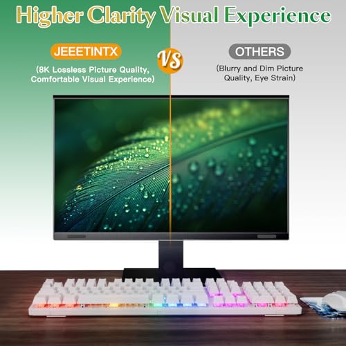Magnetic 32 inch Privacy Screen for Computer Monitor 16:9 Widescreen Desktop PC, 32in Hanging Removable Anti Glare Blue Light Eye Protection Shield, Anti Spy Screen Protector Panel - size: 32'' Privacy Screen (16:9)