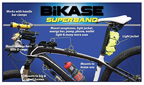 BiKase Superband X: Versatile Bike Handlebar Mount - Universal Cell Phone & Accessory Holder for Cycling, ATV, Stroller