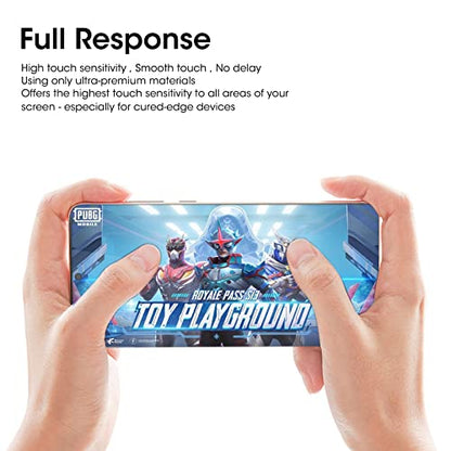 Ni-SHEN 3 Pack Galaxy S23 Ultra Screen Protector Tempered Glass 3D Curved Edge 100% Fingerprint Unlocking, Scratch & Impact Protection HD Clear & Smooth Touch for Samsung S23 Ultra - size: S23 Ultra Screen Protector