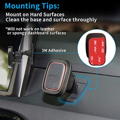 APPS2Car 3M VHB Adhesive Pads Double-Sided Replacement Mounting Tape 4-Pack - size: Rectangle - 1.9"x1.1"