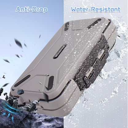 36-Slot SD Card Case with Clear Cases, Light Gray Organizer - color: Light Gray