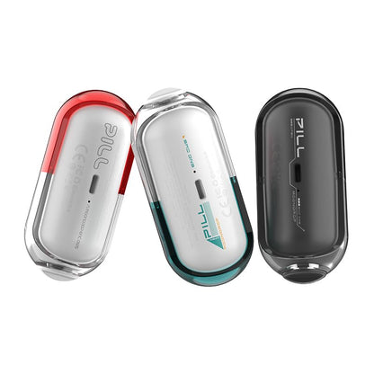 Moondrop Pill Open Ear Headphones Bluetooth 6.0 OWS Hanging Earphones IPX4 Open Ear Clip Wireless Earbuds Built-in AI ENC MD-0WS-003 (RED) - color: RED