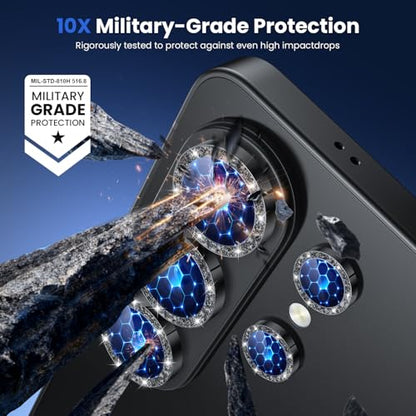 WSKEN for Samsung Galaxy S26 Ultra Camera Lens Protector - Ultra Thin - color: Glitter Black