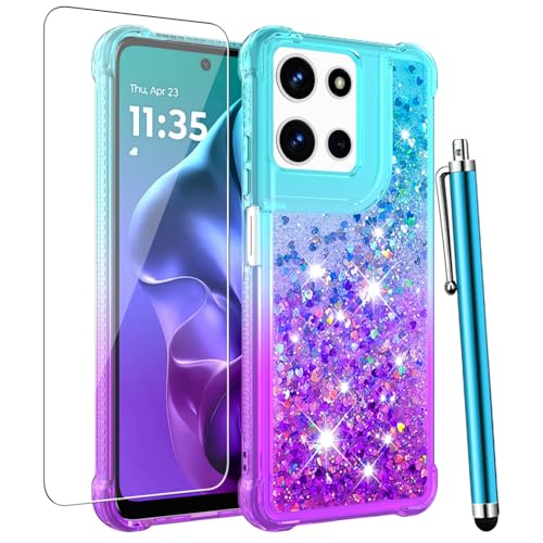 for Moto G 2025/2026 Case, Moto G Play 2026 Phone Case, Blue Purple - color: Blue Purple