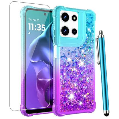 for Moto G 2025/2026 Case, Moto G Play 2026 Phone Case, Blue Purple - color: Blue Purple