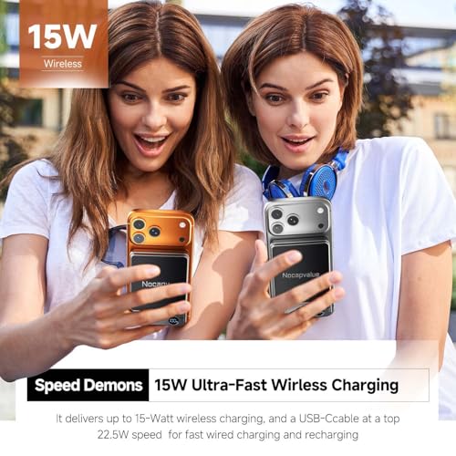 for MagSafe Power Bank 10000mAh, Fast, Magnetic Portable Charger - color: Grey