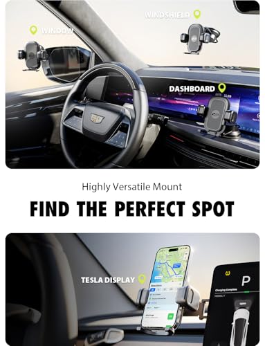 Bracketron TripGrip Pro Tesla Phone Holder, Suction Cup, 360° Rotation