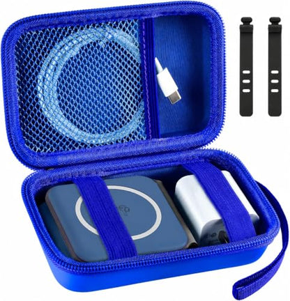 ANKHOH Travel Case for Iseyyox/for RTOPS/for QUZUDN 3 in 1 Wireless Charger - color: Blue