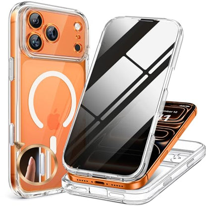 miracase for iPhone 17 Pro Privacy Series Case, Magsafe, Clear - color: Clear, size: iPhone 17 Pro