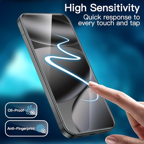 JETech Screen Protector for Google Pixel 10 Pro, 2+2 Pack - size: Pixel 10 Pro