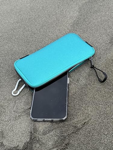 OneJoy Phone Sleeve Lightweight Cell Phone Pouch for Mobile Protection, Slim Fit and Durable, with Clip-on for Easy Carrying, Enough for 6.1" to 6.9" Cellphone [ Blue ] - color: Blue