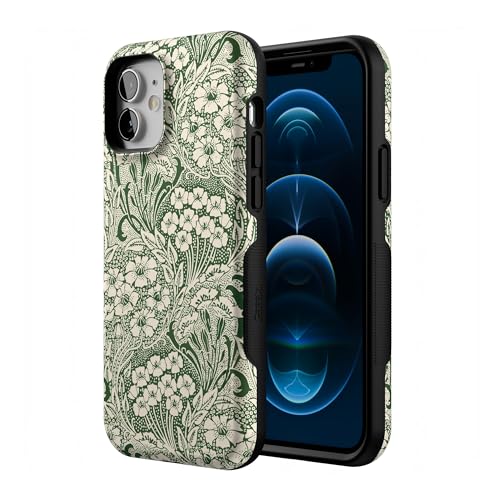 Casely iPhone 12 Mini Case | Mystic Meadow | Green Gardens | Bold Protective Design | Compatible with MagSafe - color: Mystic Meadow | Green Gardens, size: Iphone 12 Mini