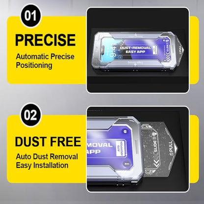 Smoothshield 2 Packs – Tempered Glass Screen Protector with Anti-Scratch Anti-Fingerprint Privacy & Auto Dust-Free Install, 9 H Surface Hardness, Bubble Free (Privacy 1 Pack,16) - color: Privacy 1 Pack, size: 16