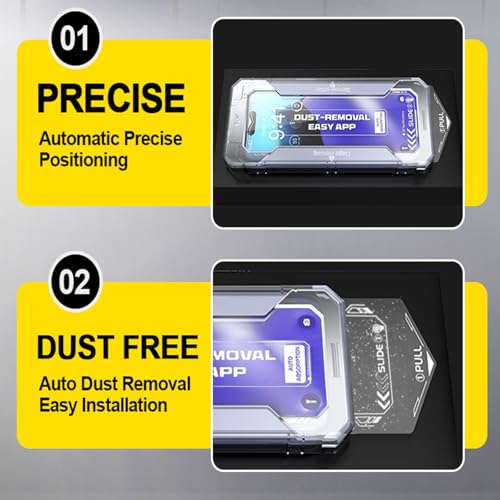 Smoothshield 2 Packs – Tempered Glass Screen Protector with Anti-Scratch Anti-Fingerprint Privacy & Auto Dust-Free Install, 9 H Surface Hardness, Bubble Free (HD Clear 1 Pack,12) - color: HD Clear 1 Pack, size: 12