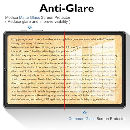 Mothca Matte Glass Screen Protector for Samsung Galaxy Tab S6 Lite 10.4-inch (2024/2022/2020) Anti-Glare & Anti-Fingerprint Tempered Glass Film, Smooth as Silk, Case Friendly, S Pen Compatible - size: S6 Lite 10.4"