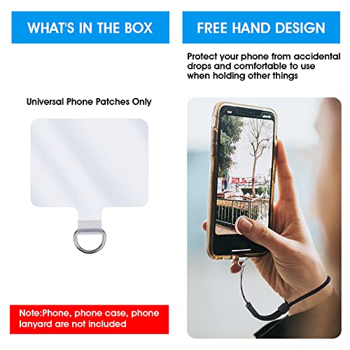 cobee Universal Phone Tether Tabs, 4 Pcs D-Buckle Lanyard Replacement Part