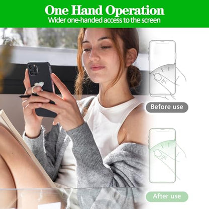 Ymapinc 4Pcs Butterfly Phone Ring Stand Colored Cute Butterfly Phone Grip