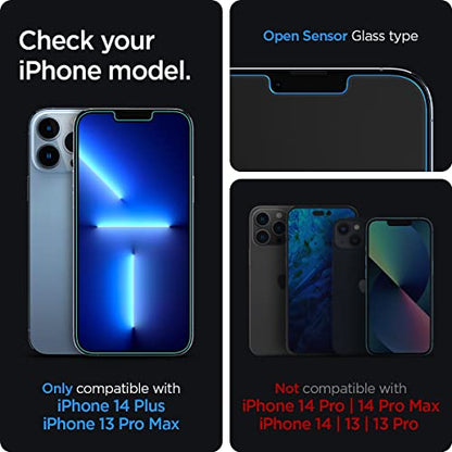 Spigen GlasTR EZ FIT Screen Protector for iPhone 14 Plus/13 Pro Max - size: iPhone 14 Plus / iPhone 13 Pro Max