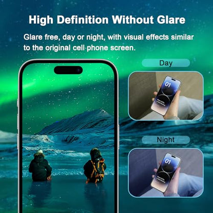 JESOHO Screen Protector for iPhone 12 & iPhone 12 Pro 6.1 inch, 2 Pack | Blue Light Blocking Tempered Glass Film, Eye Protection, Case Friendly, No Bubble,with Easy Installation Kit - size: iPhone 12/12 Pro (6.1 inches)