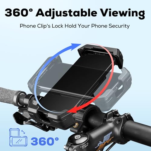 corki Bike Phone Holder, Handlebar Mount for Ebike Scooter Motorcycle