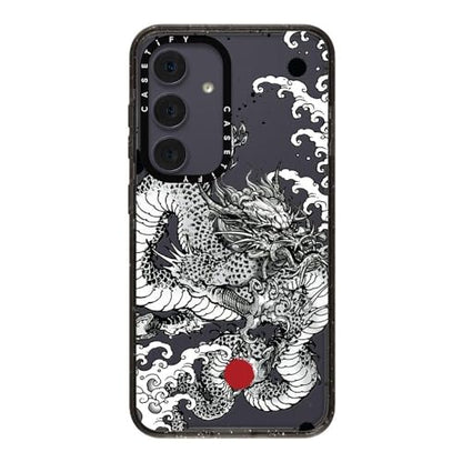 CASETiFY for Galaxy S24 Case - Impact | 8.2 ft. 4x Military Grade Drop Protection | Power Dragon | Black - color: Power Dragon, size: Galaxy S24 (6.2")