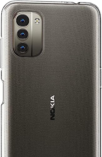 MaiJin Case for Nokia G21 / Nokia G11 (6.5 inch) Soft TPU Rubber Gel Bumper Transparent Back Cover
