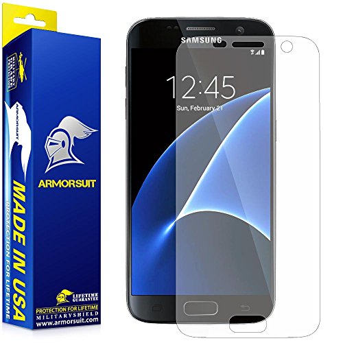 ArmorSuit MilitaryShield Anti-Glare Screen Protector for Samsung Galaxy S7 - [Max Coverage] Anti-Bubble Matte Film